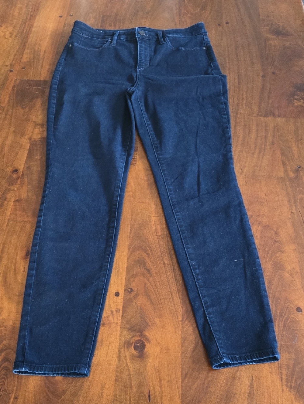 Talbots Flawless High-waist Jegging Ankle Dark Wash Denim Jeans Size 8